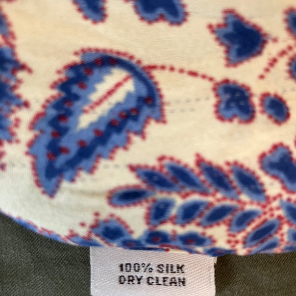 100% silk flower print camisole Tucker size small - Picture 5 of 6